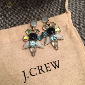 Jcrew Blue cluster Earrings
